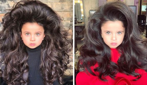 5-latka zdobyła serca 53 tys. obserwatorów na Instagramie, dzięki swojej ogromnej fryzurze!