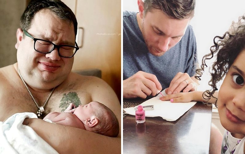 24 zdjęcia tatusiów wykonujących najważniejszą pracę na świecie!