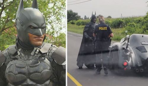 Batman został zatrzymany przez policję, pomimo że nie złamał prawa!