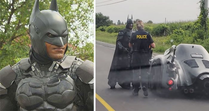 Batman został zatrzymany przez policję, pomimo że nie złamał prawa!