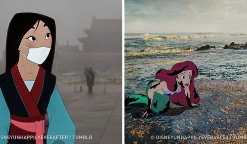 Artysta przedstawia zniszczony świat Disneya, co sprawia, że chcemy zadbać o własny!