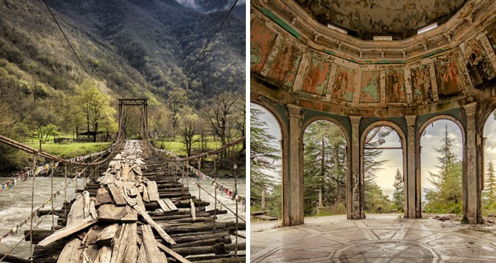 Po sfotografowaniu prawie 500 opuszczonych miejsc, artysta odkrył oszałamiającą Abchazję!
