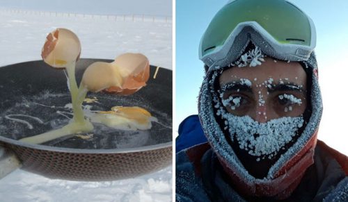 Astrobiolog próbował gotować na Antarktydzie w temperaturze -70ºC, a rezultat cię zaskoczy!