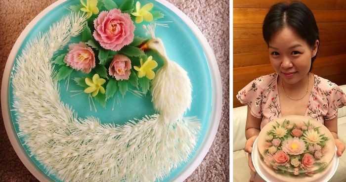 Artystka tworzy galaretkowe ciasta 3D, które są tak piękne, że żal je zjeść!