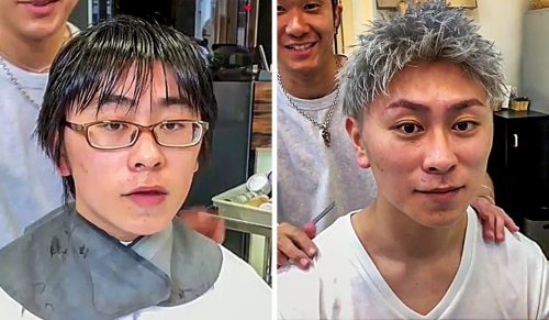 Stylista z Japonii pokazuje, że fryzura może zmienić wszystko!
