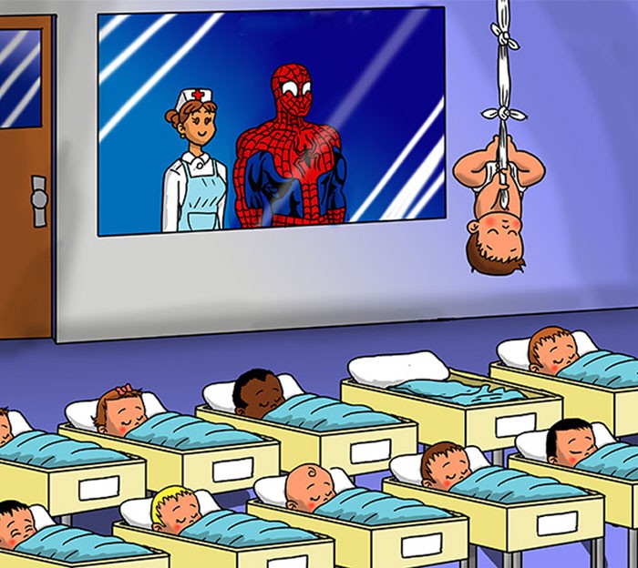 Oto, co by się stało, gdyby superbohaterowie mieli dzieci!