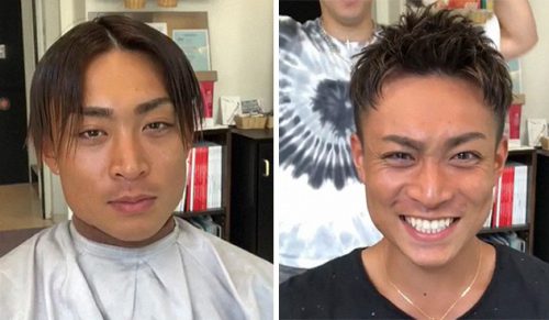 Japoński fryzjer po raz kolejny pokazuje, jak wielką różnicę może zrobić zmiana fryzury!