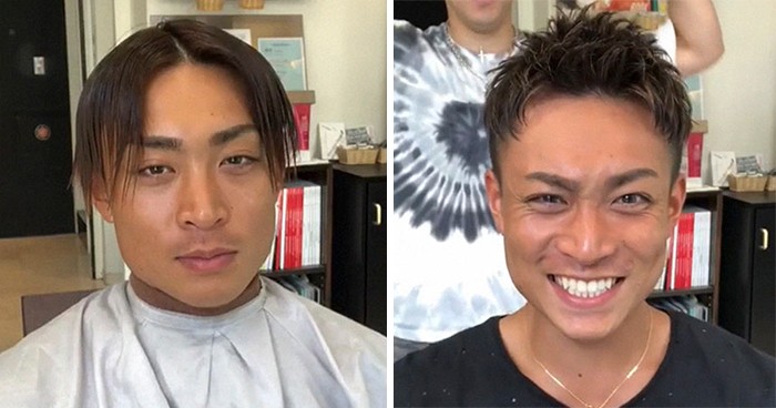 Japoński fryzjer po raz kolejny pokazuje, jak wielką różnicę może zrobić zmiana fryzury!