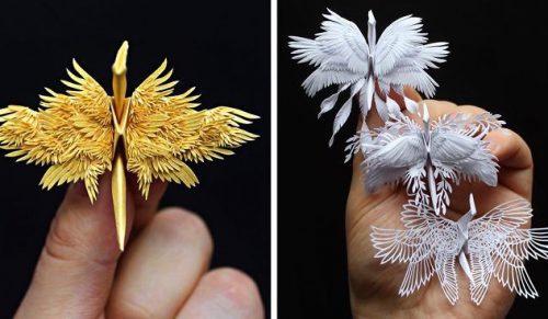 Artysta tworzył  origami codziennie przez 1000 dni, a oto rezultat!