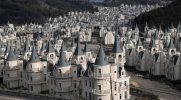 Ktoś zbudował wioskę Disney'owych zamków i zdał sobie sprawę z błędu, kiedy było już za późno!