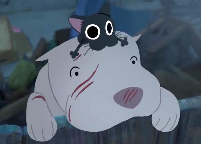 Pixar sprawia, że ​​ludzie płaczą na krótkim filmie „Kitbull”, o przyjaźni maltretowanego pitbulla i bezdomnego kociaka!
