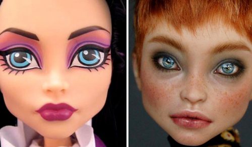 Ukraińska artystka nadal usuwa makijaż z lalek, aby nadać im bardziej realistyczny wygląd!