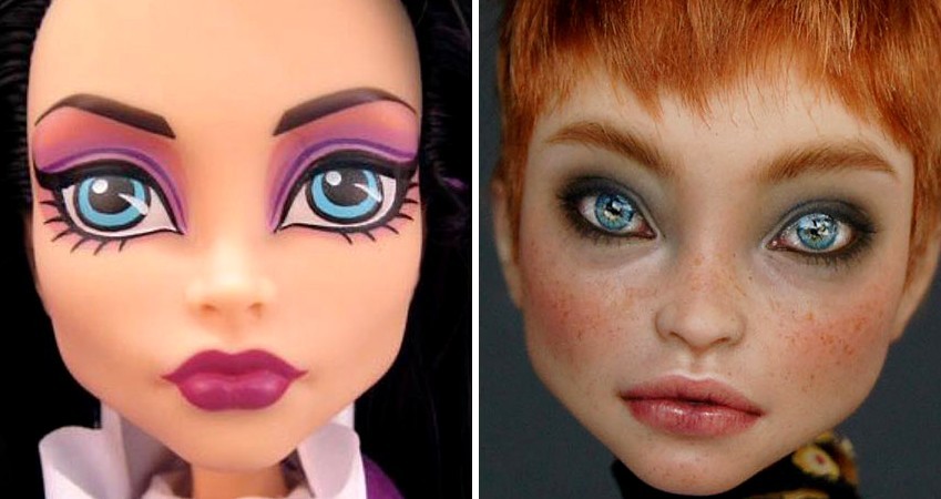 Ukraińska artystka nadal usuwa makijaż z lalek, aby nadać im bardziej realistyczny wygląd!