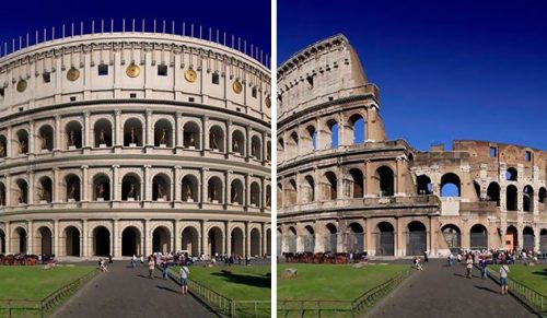 Oto jak te 11 słynnych starożytnych rzymskich struktur wyglądało w przeszłość vs. teraz!