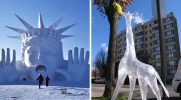 24 lodowe rzeźby, które chcemy zobaczyć na własne oczy, zanim się roztopią!