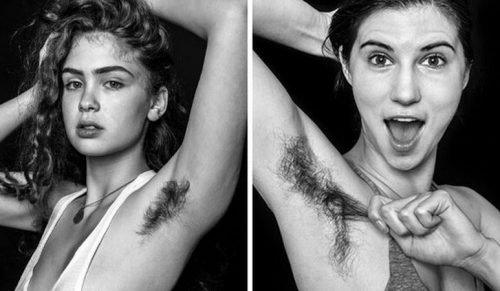 Fotograf stworzył serię „Natural Beauty” ograniczające standardy owłosienia u kobiet!