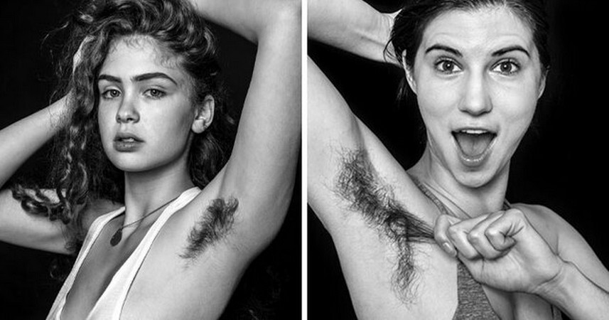 Fotograf stworzył serię „Natural Beauty” ograniczające standardy owłosienia u kobiet!