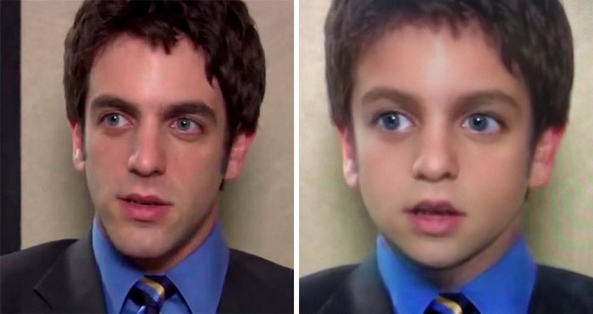 Ktoś umieścił filtr twarzy dziecka na bohaterach serialu „Biuro” i wynik jest zabawny!