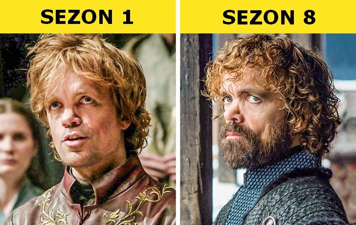 Oto jak postacie z „Gry o tron” zmieniły się w ciągu 8 sezonów!
