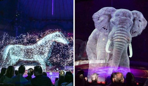 Niemiecki cyrk wykorzystuje hologramy zamiast żywych zwierząt dla magicznego pokazu bez okrucieństwa!