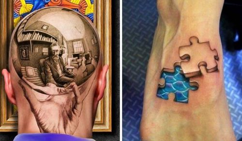 22 realistyczne tatuaże 3D tylko dla najodważniejszych!