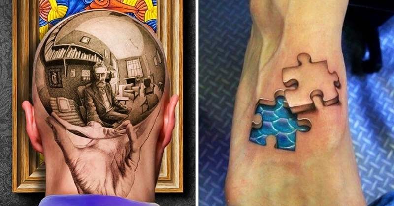 22 realistyczne tatuaże 3D tylko dla najodważniejszych!