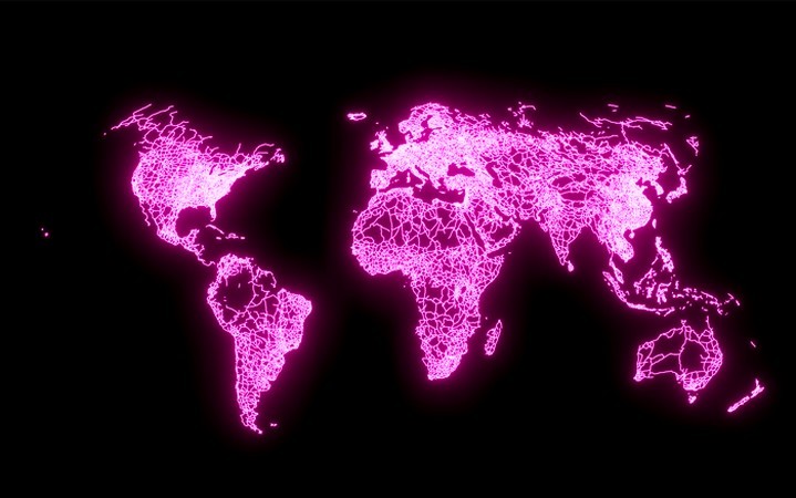 Artysta stworzył 5 map, które pokazują, jak naprawdę mały jest nasz świat!