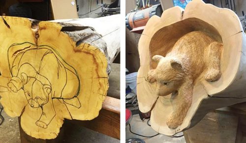Artysta rzeźbi zwierzęta z kłód drewna, które są tak realistyczne, jakby wyskoczyły z lasu!