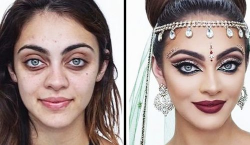 20 osób, które w makijażu wyglądają zupełnie inaczej!