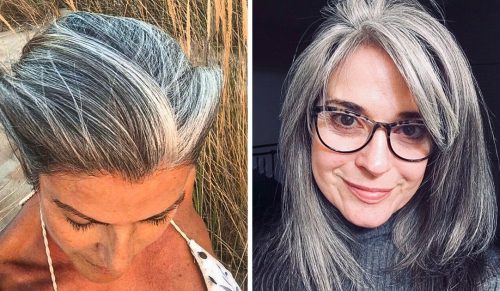 19 kobiet, które odważyły się pozostawić siwe włosy i teraz podbijają świat swoim wyglądem!