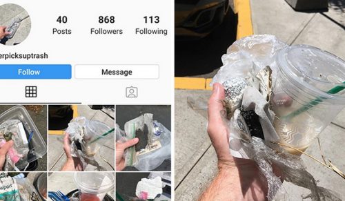 Mężczyzna publikuje zdjęcia śmieci, które zbiera i jest to jedyne konto na Instagramie, które warto obserwować!