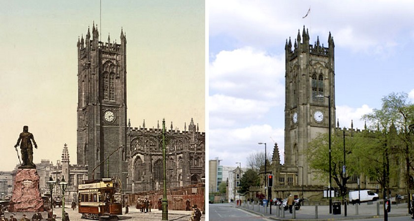 7 zdjęć z tych samych lokalizacji w Anglii pokazujących, jak zmieniły się w 125 lat!
