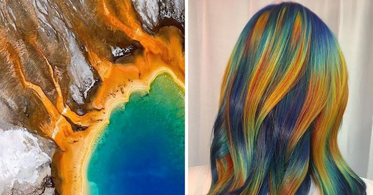 Amerykańska stylistka zamienia hipnotyzujące zdjęcia natury w niezwykłe fryzury!