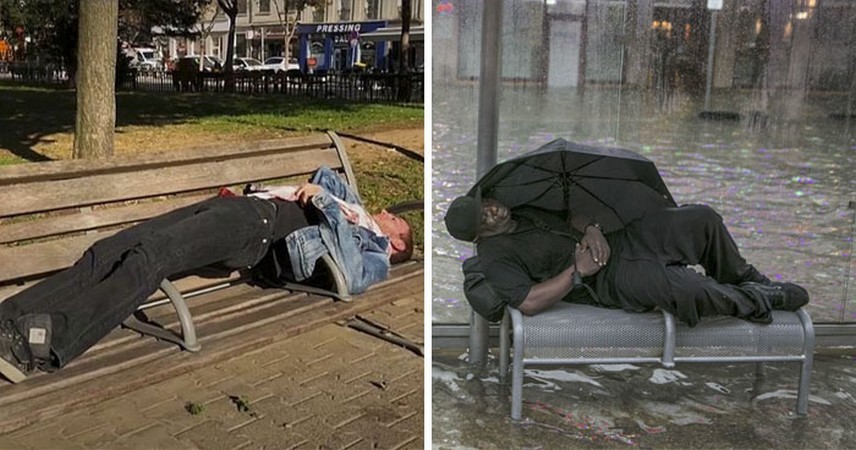 15 najbardziej nieludzkich sposobów, jakimi miasta próbują walczyć z bezdomnymi!