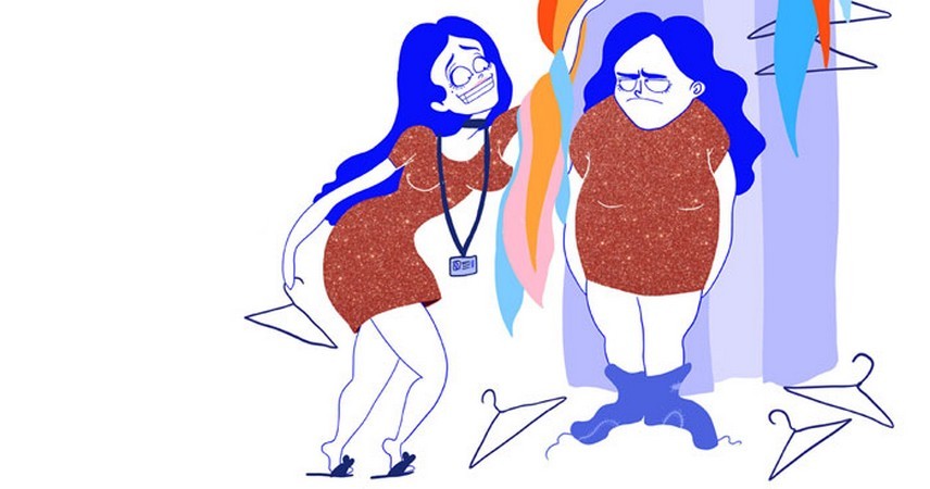 Artystka tworzy zabawne i kolorowe ilustracje, aby śmiać się z problemów kobiet!