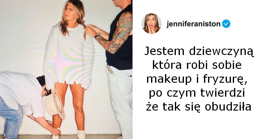 Jennifer Aniston wyjaśnia, dlaczego wygląda tak dobrze, a jej post otrzymał ponad 5 milionów polubień!