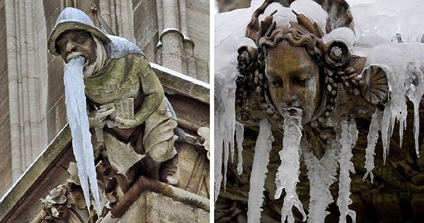 Ludzie udostępniają zdjęcia „wymiotujących” posągów, a oto 11 najśmieszniejszych z nich!