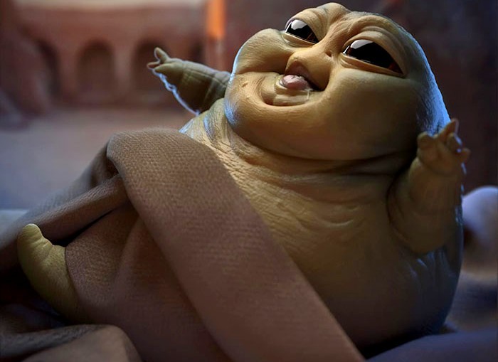 Artysta stworzył Baby Jabba The Hutt, a ludzie mówią, że nie dorównuje Baby Yodzie urokiem!