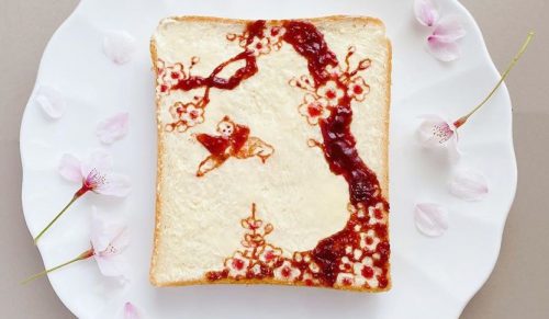 Oto 16 zdjęć tostów zaprojektowanych przez japońską artystkę!