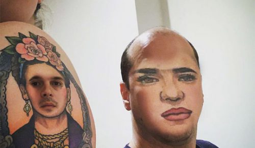 Ludzie zamienili swoje twarze z tatuażami na swoim ciele!