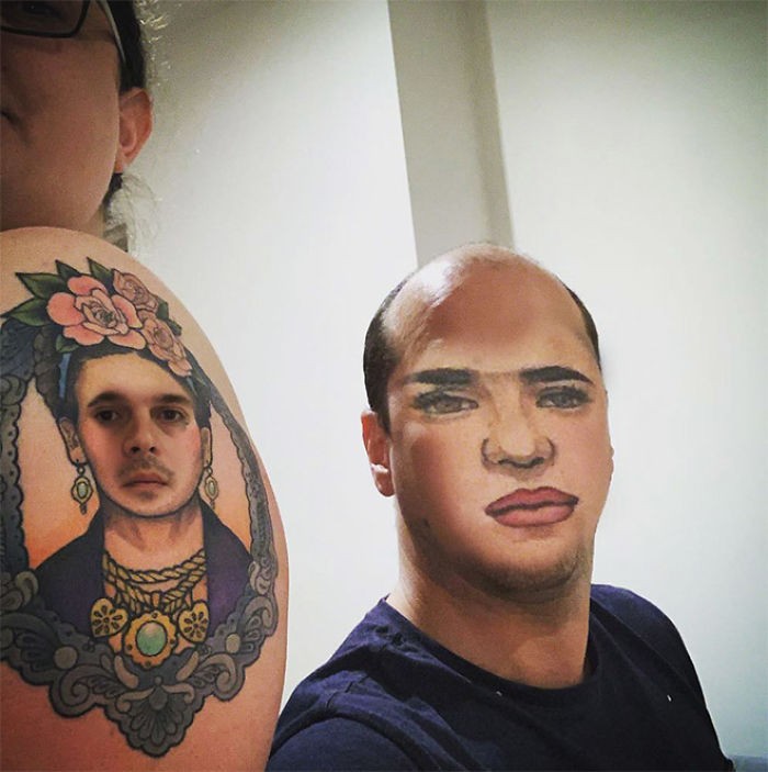 Ludzie zamienili swoje twarze z tatuażami na swoim ciele!
