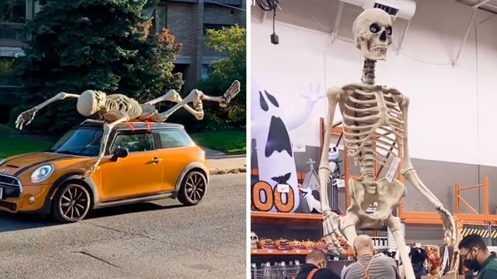 Na Halloween 2020 Home Depot sprzedaje 3-metrowe szkielety!