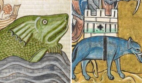 Internauta zebrał przykłady prób malowania zwierząt przez średniowiecznych malarzy, które są co najmniej dziwne!