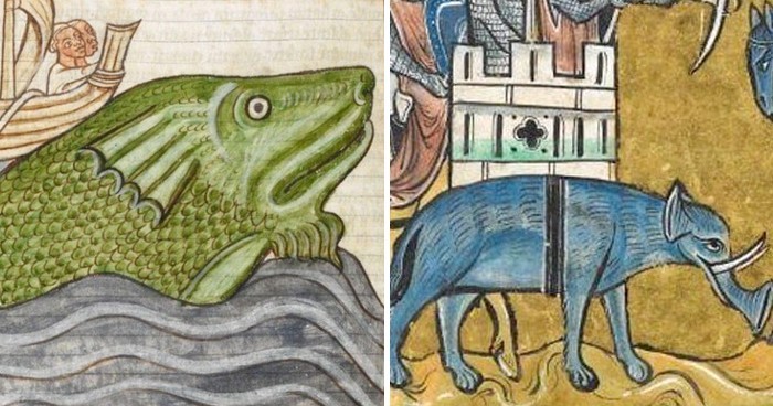 Internauta zebrał przykłady prób malowania zwierząt przez średniowiecznych malarzy, które są co najmniej dziwne!