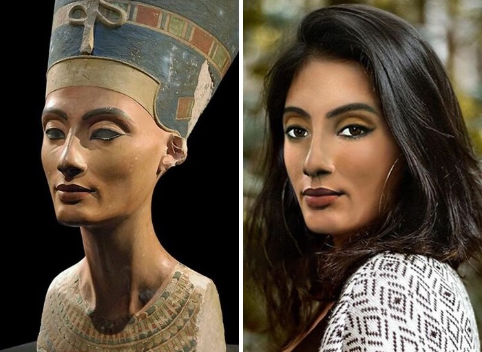 Oto jak wyglądałyby dzisiaj Nefertiti i inne postacie historyczne!