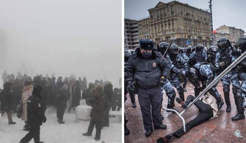 27 zdjęć ukazujących masowe protesty antykorupcyjne, które mają obecnie miejsce w Rosji!