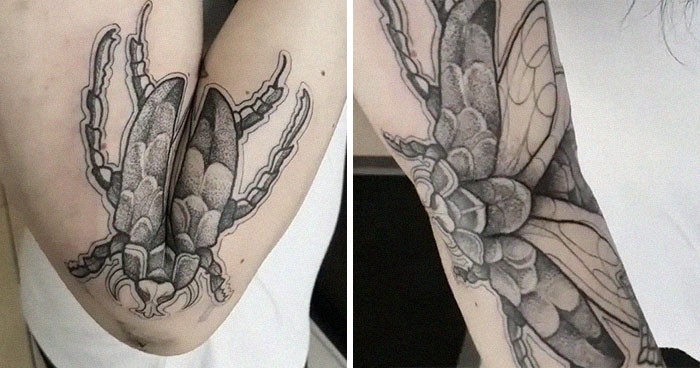 21 osób posiadających kreatywne tatuaże, które zmieniają się, gdy ich ciała się poruszają!