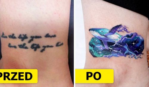 Artysta zamienia tatuaże, których ludzie żałują, w nieziemskie sceny!