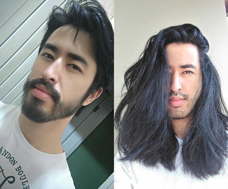 25 mężczyzn, którzy porzucili tradycyjne fryzury na rzecz długich włosów!