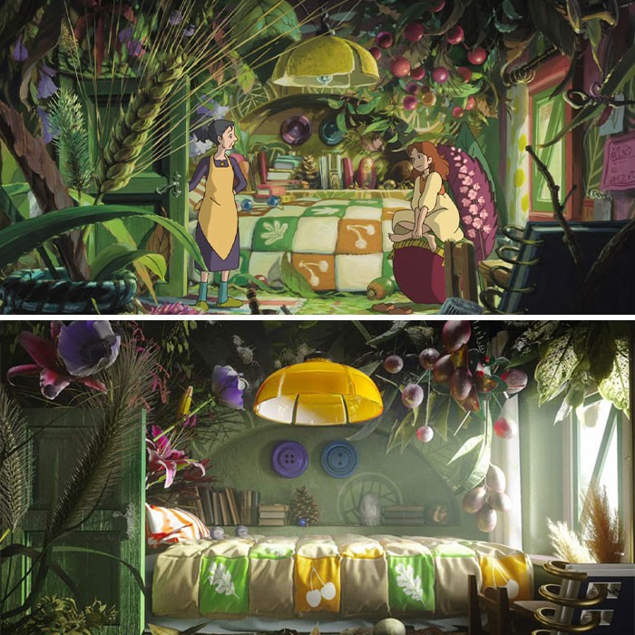 Ci projektanci pokazują, jak wnętrza Studio Ghibli wyglądałyby w prawdziwym życiu!